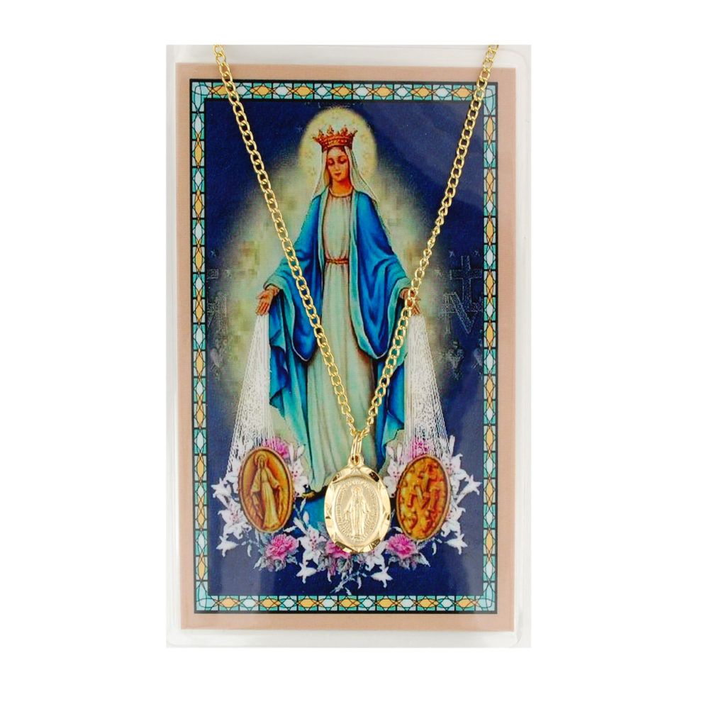 miraculous-medal-prayer-card-set-ave-maria-religious-gift-shop